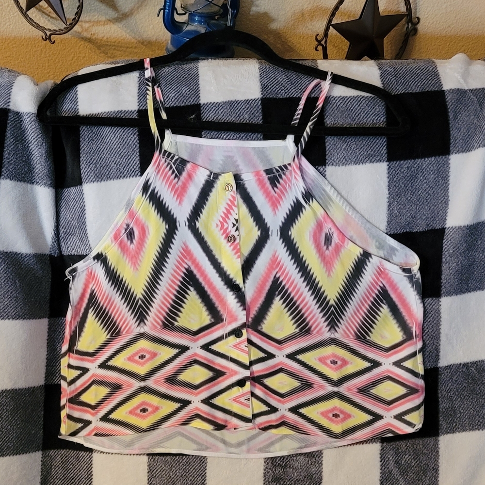 Girls tank blouse size medium